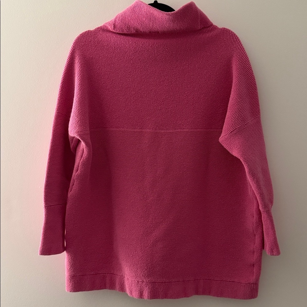 Free People Pink Slouchy Ottoman small - Picture 4 of 6